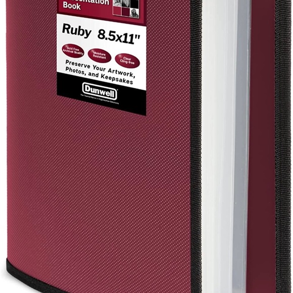 Office 1pc Art Portfolio Binder 85x11 For Artwork Certificate Etc Letter Size Poshmark